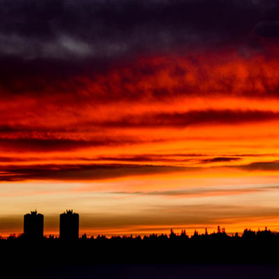 FourPoint Photography, Night Photo, Nighttime Photography, Calgary, sunset
